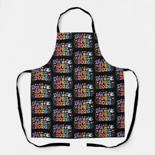 Coming April 2026 Due in New Baby Mummy Pregnancy Apron