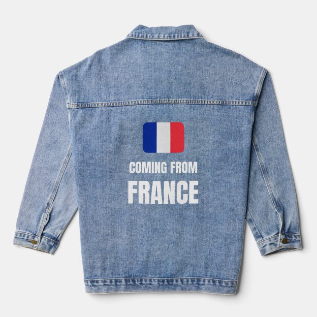 Coming from France Denim Jacket (Back)