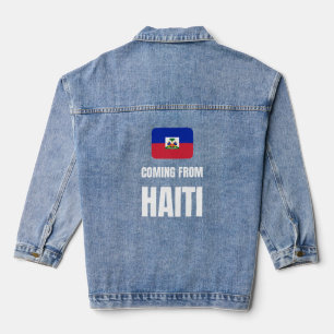 Coming from Haiti Denim Jacket