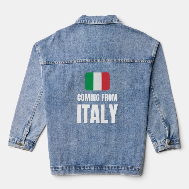 Coming from Italy Denim Jacket (Back)