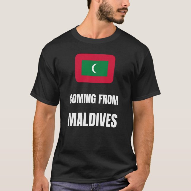 Coming from Maldives T-Shirt (Front)