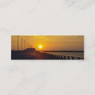 Coming Home, sunset Photography bookmarks Mini Business Card