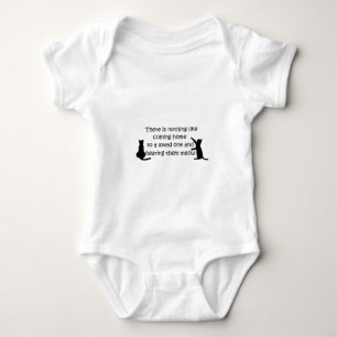 Coming Home to a Cat Baby Bodysuit