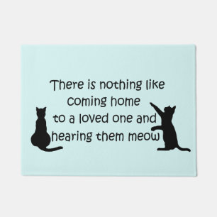 Coming Home to a Cat Doormat