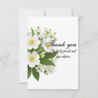 coming in them Thank You Card