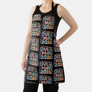 Coming May 2026 Due in New Baby Mom Pregnancy  Apron