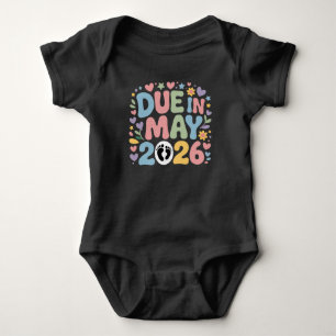 Coming May 2026 Due in New Baby Mum Pregnancy Bodysuit