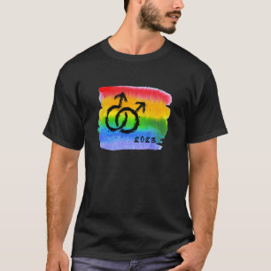 Coming out 2023 for gay men Pride CSD homosexual L T-Shirt