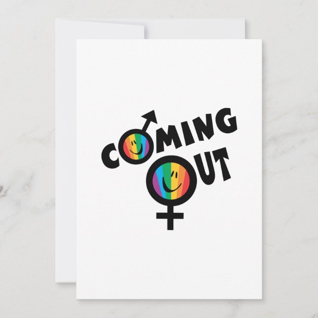 Coming Out Invitation (Front)