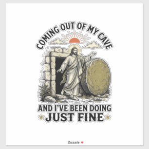 Coming Out of My Cave Christian Resurrection Shirt