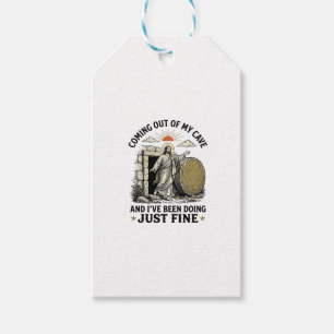 Coming Out of My Cave Christian Resurrection Shirt Gift Tags