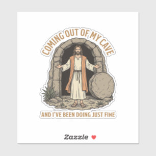 Coming Out of My Cave Funny Christian Vintage Shir