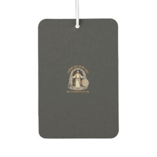 Coming Out of My Cave Funny Christian Vintage Shir Car Air Freshener