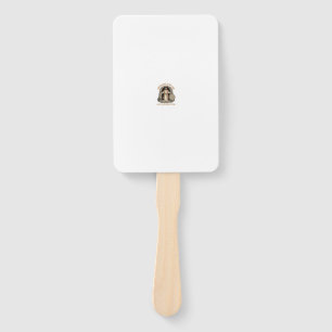 Coming Out of My Cave Funny Christian Vintage Shir Hand Fan