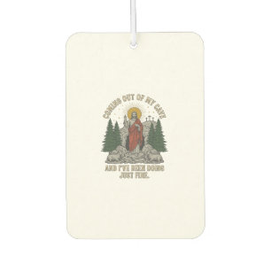 Coming Out of My Cave Resurrection Lyric Shirt Des Car Air Freshener
