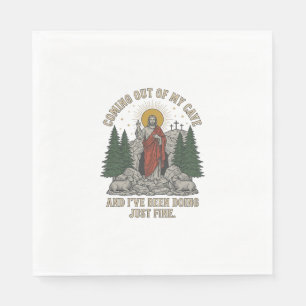 Coming Out of My Cave Resurrection Lyric Shirt Des Napkin