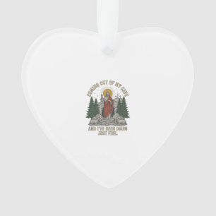Coming Out of My Cave Resurrection Lyric Shirt Des Ornament