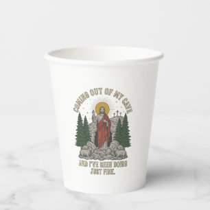 Coming Out of My Cave Resurrection Lyric Shirt Des Paper Cups