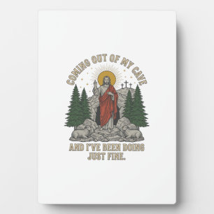 Coming Out of My Cave Resurrection Lyric Shirt Des Plaque