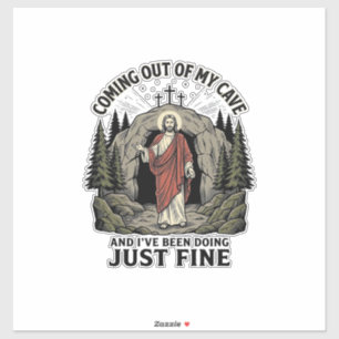 Coming Out of My Cave Vintage Religious Funny Shir