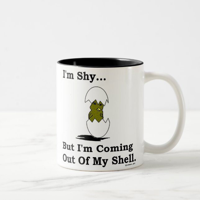 Coming Out of My Shell Two-Tone Coffee Mug (Right)