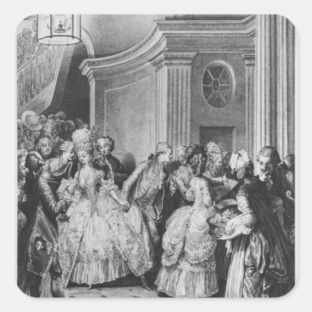 Coming out of the Opera Square Sticker (Front)