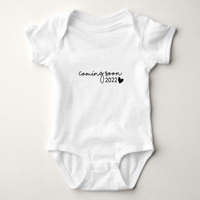 Coming Soon 2022 Baby Bodysuit (Front)