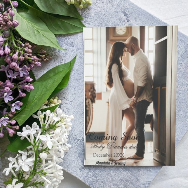  Coming Soon Custom Photo Pregnancy Announcement (Creator Uploaded)