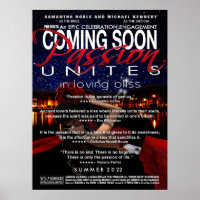 Coming Soon Engagement Display Poster