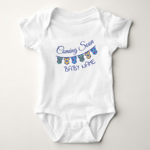 Coming Soon Pregnancy Announcement Baby Bodysuit