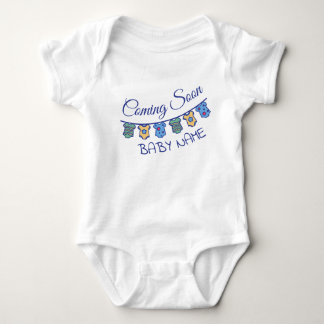 Coming Soon Pregnancy Announcement Baby Bodysuit