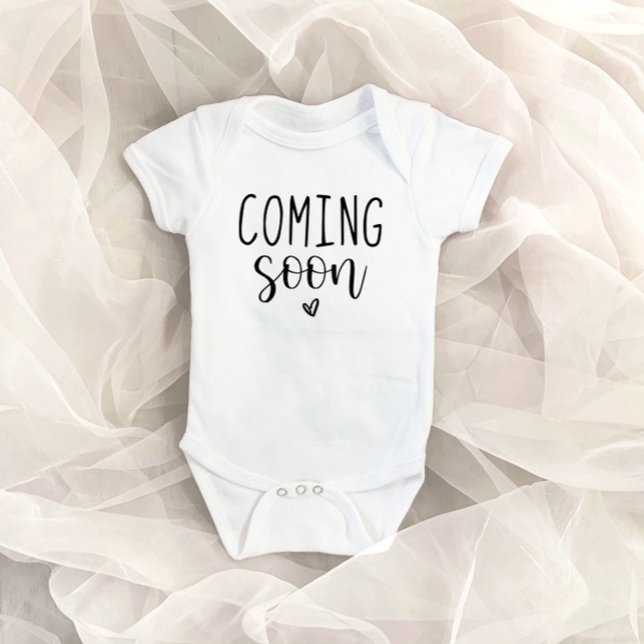 Coming Soon Pregnancy Announcement Baby Bodysuit (Creator Uploaded)