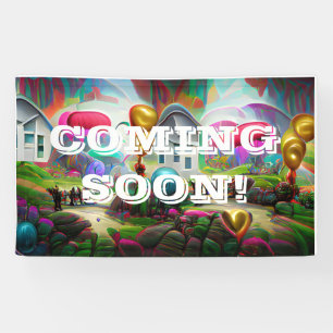 Coming Soon Vinyl Banner 3' x 5' Banner