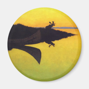 Coming to the Call ~ Frederic Remington Magnet
