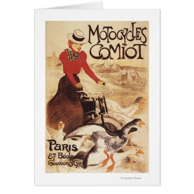Comiot Motocycles Woman and Geese Promo Poster (Front)