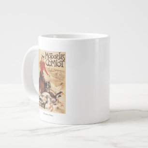Comiot Motocycles Woman and Geese Promo Poster Large Coffee Mug