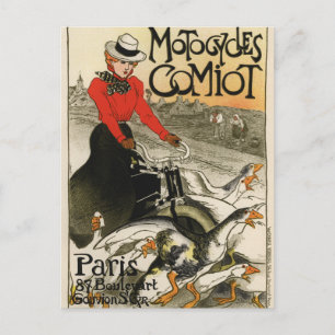 Comiot Motorcycles Postcard