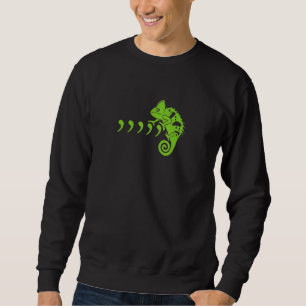 Comma Chameleon 80's Music Lyrics Women Sweatshirt