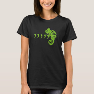 Comma Chameleon Funny 80's Music Lyrics Animals T-Shirt
