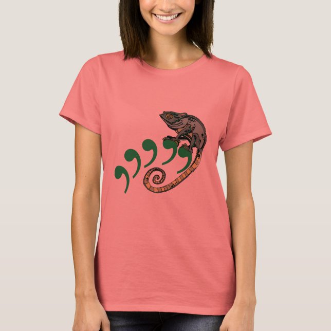 Comma Chameleon T-Shirt (Front)