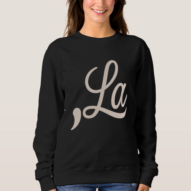 Comma La 2024 For President Election Funny Kamala Sweatshirt (Front)