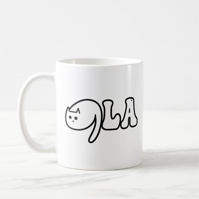 Comma La Cat Ladies for Kamala Coffee Mug (Left)