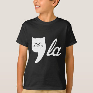 Comma La Cat Ladies For Kamala Harris Kids Girls F T-Shirt