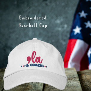 Comma La & Coach Kamala Harris Tim Walz  Embroidered Hat