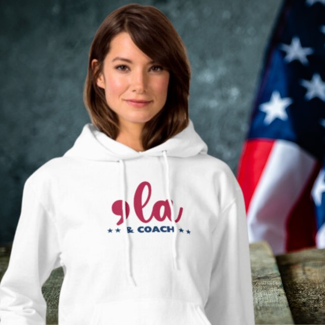 Comma la & Coach-Kamala Harris Tim Walz Women's  Hoodie (Creator Uploaded)