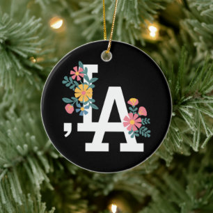 Comma la Floral Kamala Harris For President 2024 Ceramic Tree Decoration