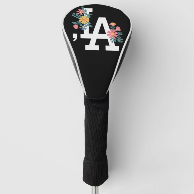 Comma la Floral Kamala Harris For President 2024  Golf Head Cover (Front)