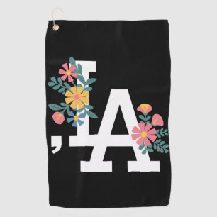 Comma la Floral Kamala Harris For President 2024  Golf Towel