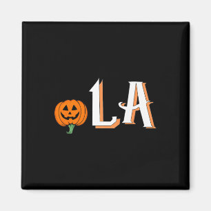 Comma La Funny Kamala Harris 2024 Halloween Pumpki Magnet