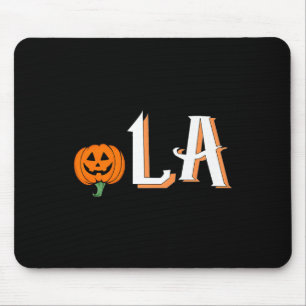 Comma La Funny Kamala Harris 2024 Halloween Pumpki Mouse Pad